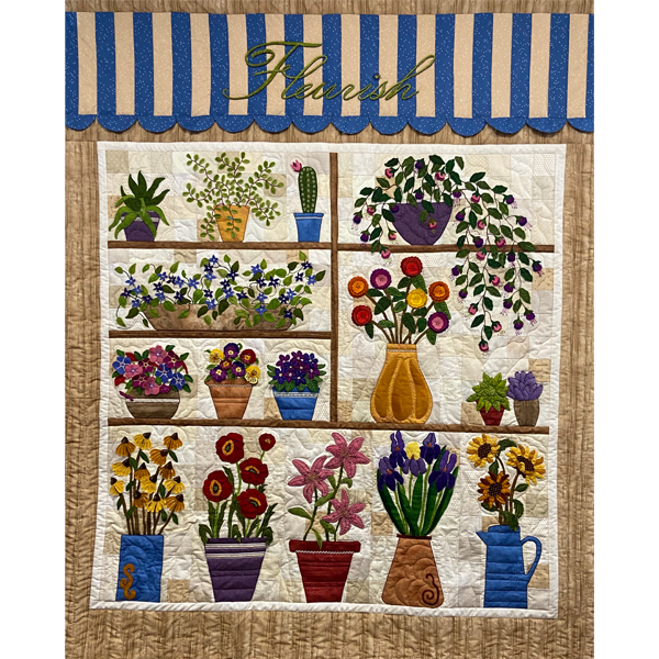 Look What I Found! - The Nature of Things - Wool Applique Quilt