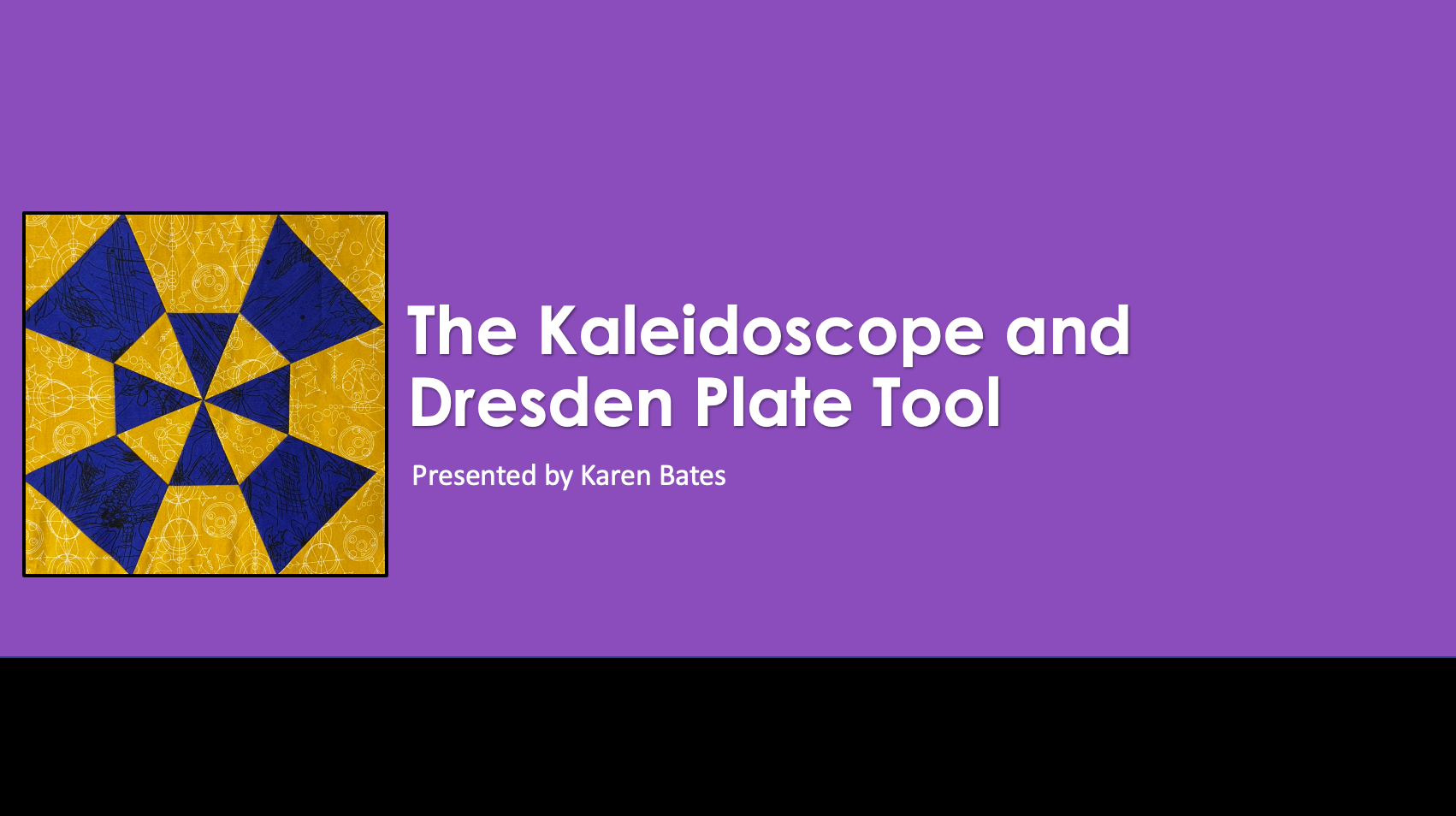 Creative Grids 45 Degree Kaleidoscope & Dresden Plate Ruler