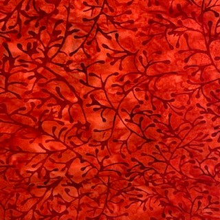 Batik - Branches Red