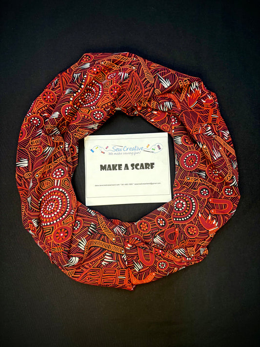 Man & Goa Red Scarf