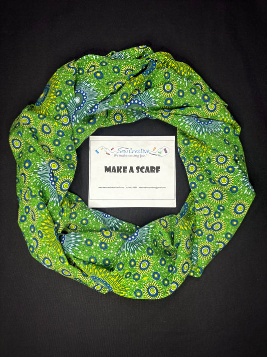 Onion Dream Green Scarf