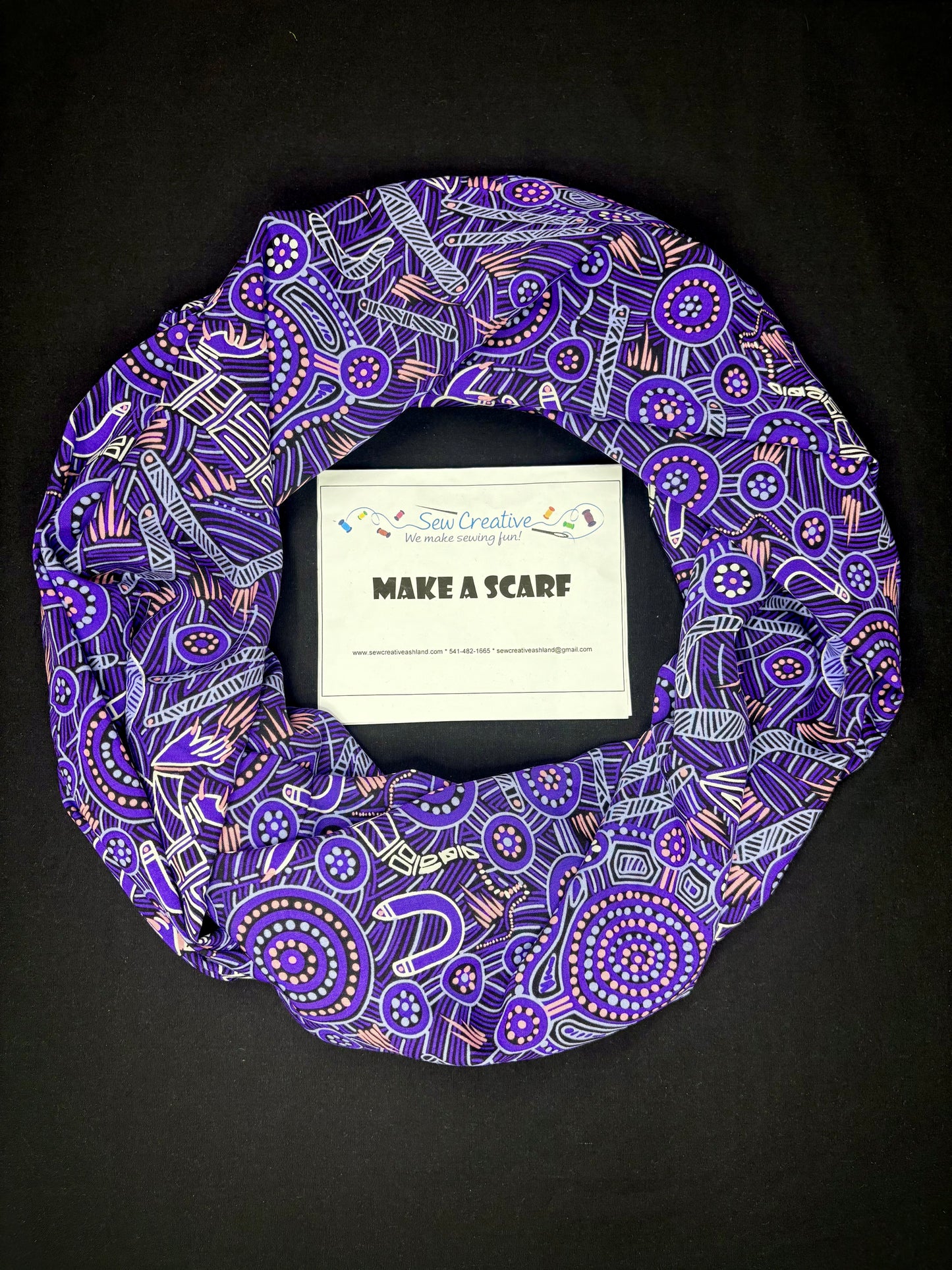 Man & Goa Purple Scarf